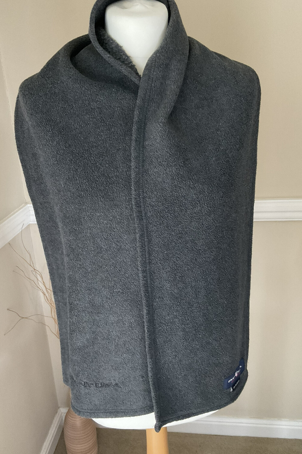 Gant USA Men’s Warm Grey Fleece scarf eBay