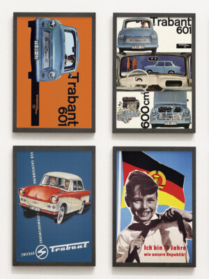 Set: 4 posters Trabant 601 Trabi / GDR / posters / prints / Automobilia / GDR