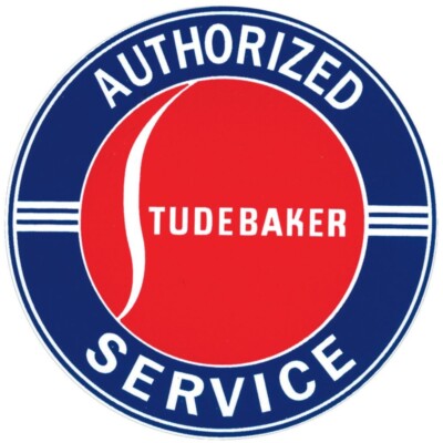 ''Authorized Studebaker Service'' Decal | 11 1/2'' Diameter | 19-021