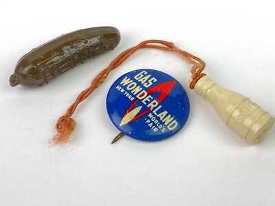 1939 World's Fair: 3 Premium Give-a-ways: Heinz, Sheffield Dairy, Gas Wonderland