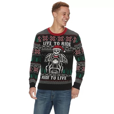 skeleton christmas sweater