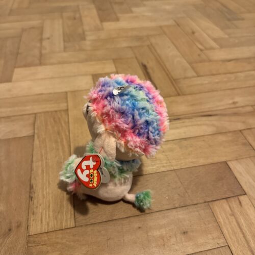 TY BEANIE BABIES BOOS RAINBOW POODLE PLUSH SOFT TOY WITH TAGS - Picture 2 of 5