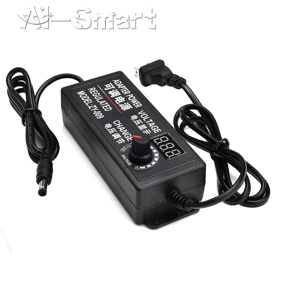 2A 3A 5A Power Supply AC to DC Adapter Adjustable Voltage with Display Screen - Image 4 of 4