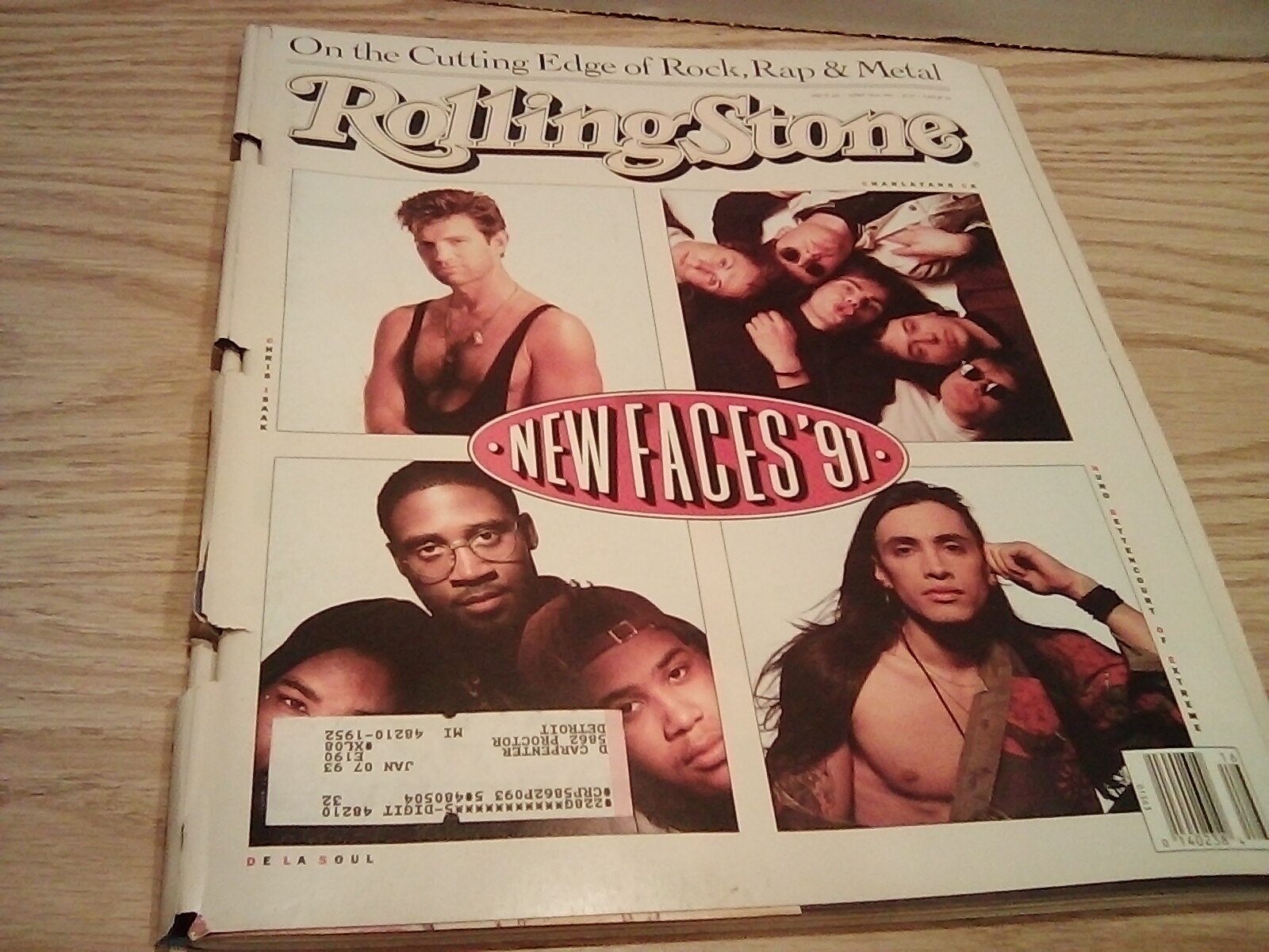 Rolling Stone Magazine # 602 April 18th 1991 Chris Isaak / Eric Clapton