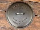 Griswold Cast Iron #10 Fully Marked Low Dome Skillet Lid