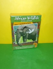 African Wildlife Challenge Deck 1 Aardvark- Hyrax - Sealed New