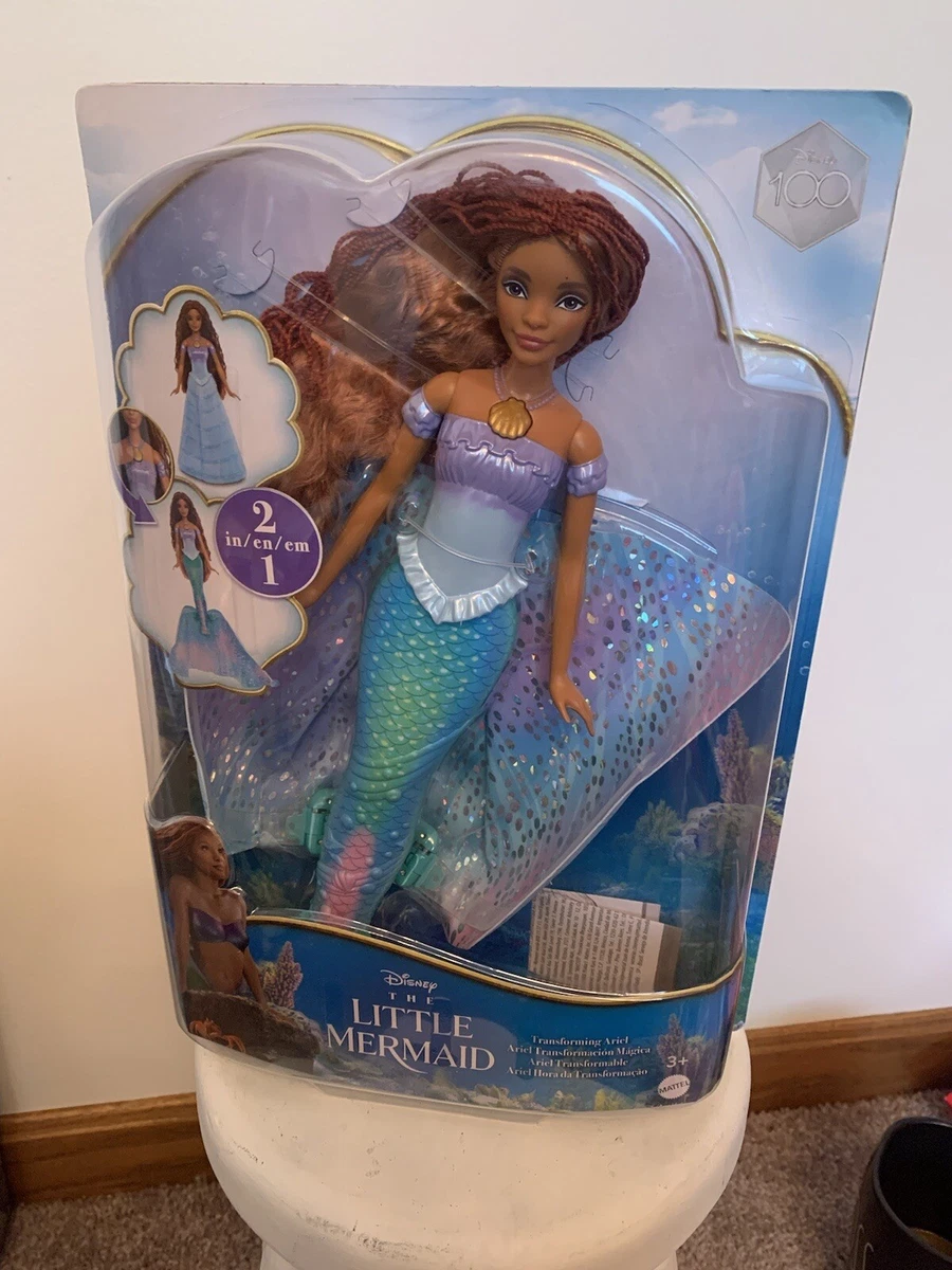 Disney The Little Mermaid Live Action Transforming Ariel Doll 2023