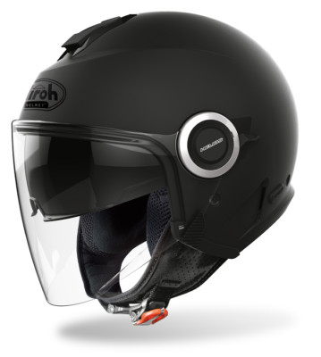 Jet Helmet Motorcycle Long Visor Sun Visor Airoh Helios Matte Black Size MS