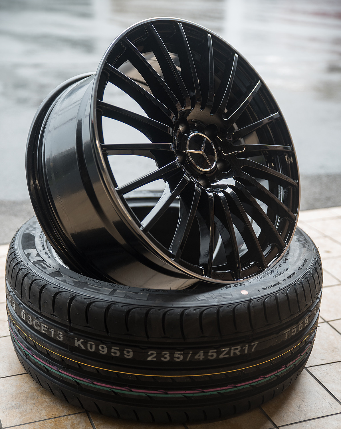 18 Zoll AX5 Felgen für Mercedes E Klasse CLK W209 W208 W212 W211 W210 ...