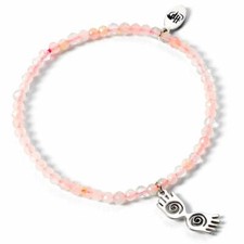 Image of Harry Potter Luna Glasses Stone Bracelet With Sterling Silver Charm