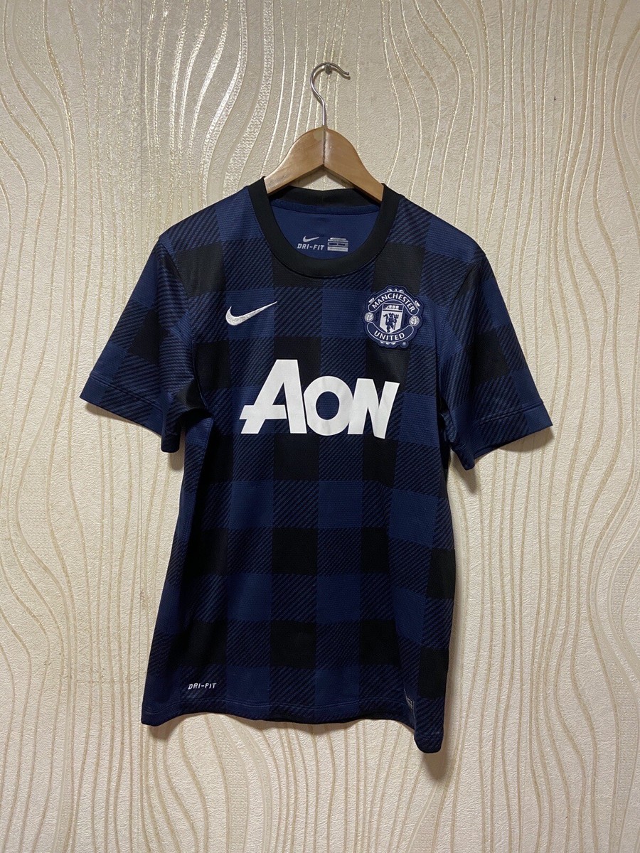 MANCHESTER UNITED 2013 2014 AWAY FOOTBALL SHIRT SOCCER JERSEY NIKE