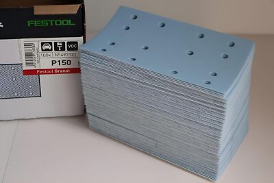 Festool 497121 Grit Abrasives Granat STF 80x133 P150 GR/100 for RTS 400, LS 130