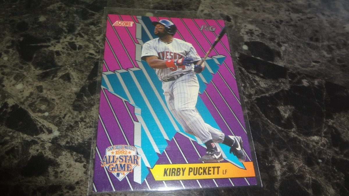 1992 SCORE ALL STAR GAME KIRBY PUCKETT # 6/18 P & G BASEBALL CARD