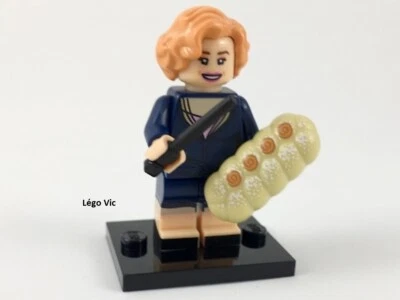 Lego 71022 Minifig Figurine Série Harry Potter - Queenie Goldstein + socle Fiche - Photo 1/2