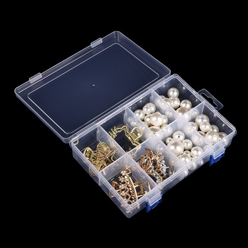 8 Grids Plastic Storage Box Screw Electronic Component Transparent Organizer - Afbeelding 6 van 11