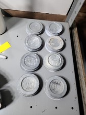 Lot of 8 Atlas Zinc Canning Jar Lids