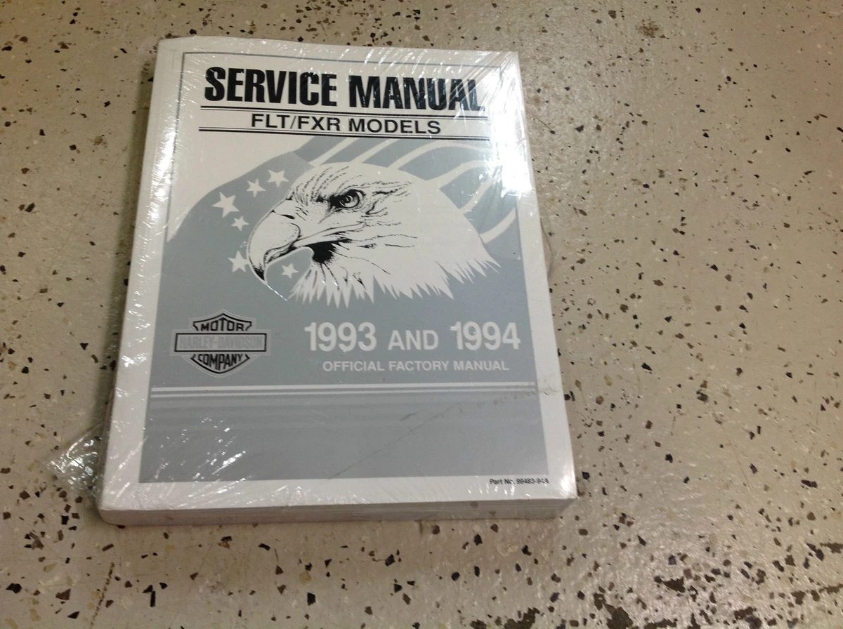 Harley-Davidson Motorcycle Manuals and Literature 1993 1993 Year