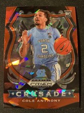 Cole Anthony 2020-21 Panini Prizm Draft Picks Crusade RED Cracked Ice PRIZM #89