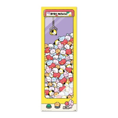 Tür Poster BT21 - Game Machine  53x158cm NEU TP593