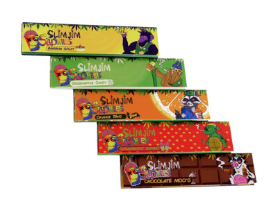 Slim Jim Slushies Papers, MIX-Angebot aus allen 5 Geschmacksrichtungen