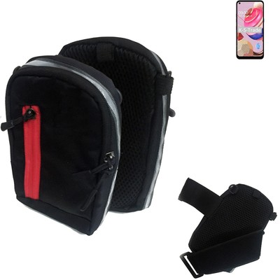 Umhängetasche / Holster für LG Electronics K51S Gürteltasche Case Schutz-Hül