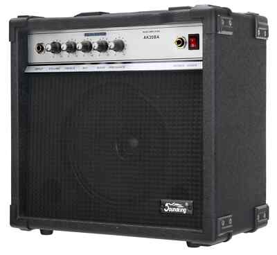Soundking 20W E-Bass Verstärker Bass Combo Amplifier Amp 8'' Lautsprecher EQ Neu