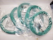 Lot of 5 MONOPRICE 3438 MFG CAT6 Patch Cord Green, 10 ft.