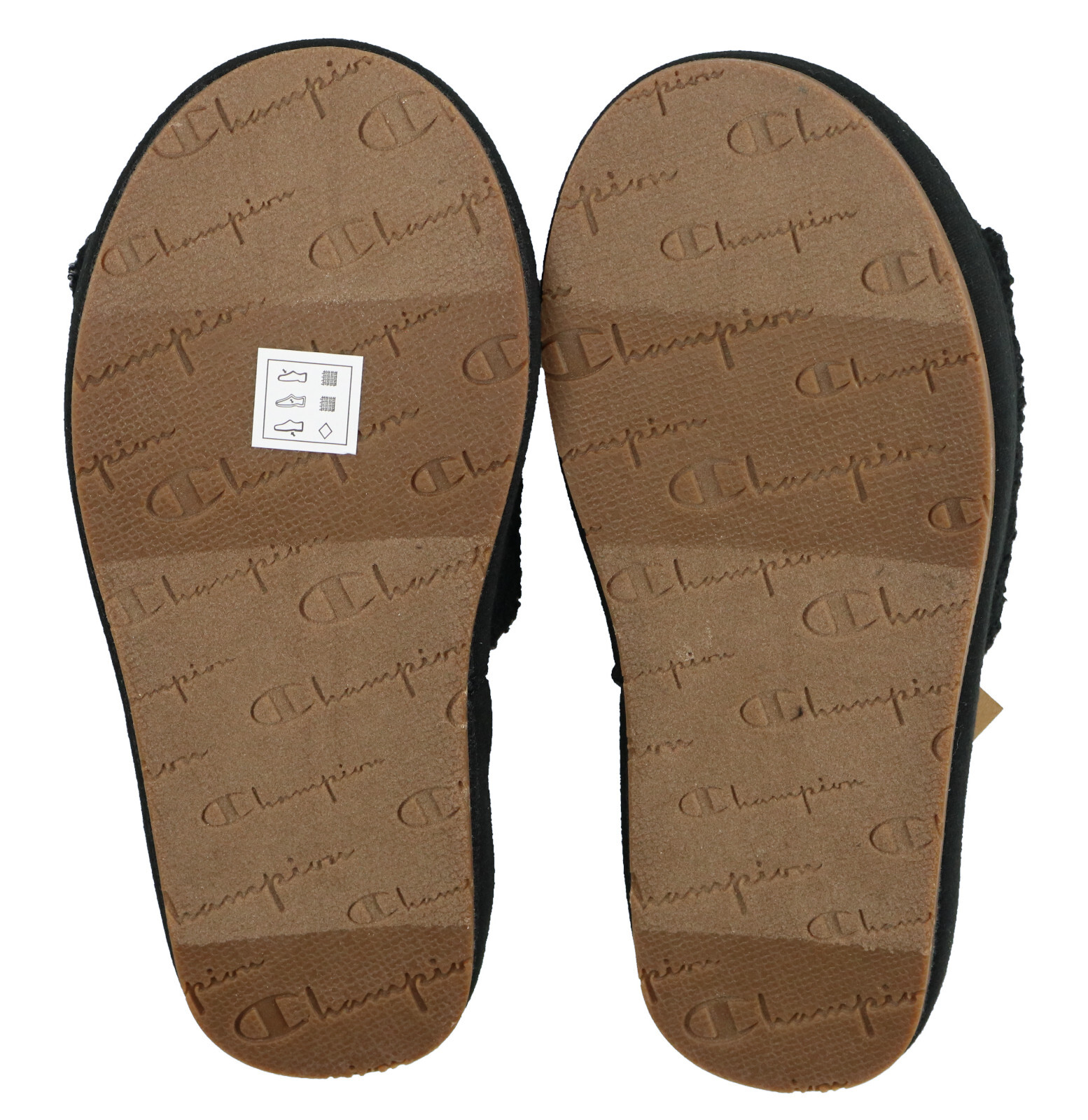 PANTOFOLA D’ORO CHAMPION Ciabatte donna peluche accoglienti taglia 6 nero sherpa oro rosa CP101829W