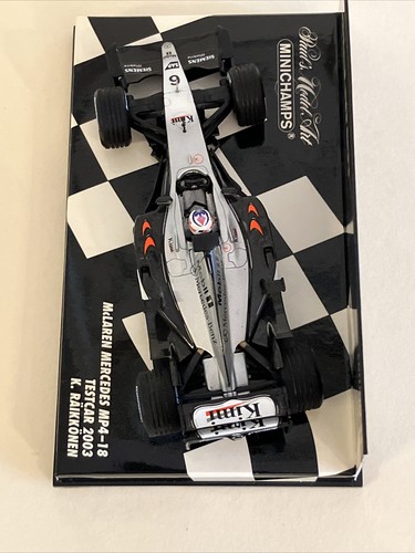 1/43 Minichamps F1 2003 McLaren Mercedes MP4-18 #6 Testcar K Raikkonen - Picture 5 of 10