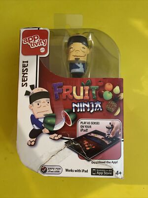 MATTEL FRUIT NINJA APPTIVITY FIGURE SENSEI - BRAND NEW SEALED FAST FREE SHIPPING