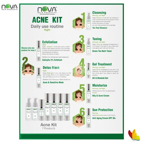 Akne Kit 7 Produkte von Nova Skin - Bild 2 von 8
