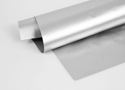 2er Set Dauerbackfolie silber/schwarz Antihaft 33x45 cm Backofen Dauerbackpapier - Bild 6 von 16