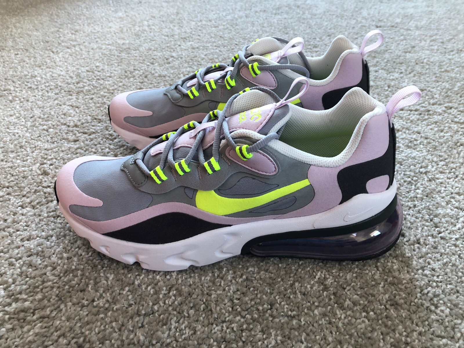Nike Air Max 270 React GS Sneakers Grey 