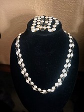 Hugo  Vintage Necklace And Bracelet Set. 2 Different Necklaces And 3 Bracelets