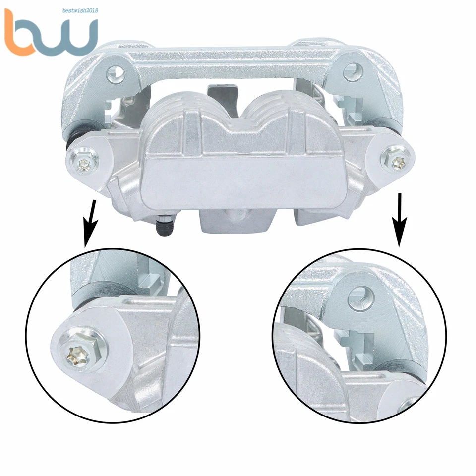 Pinzas de freno de disco delanteras izquierda y derecha con soporte para Ford Mustang 2005-2010 2x Foto 2 de 4
