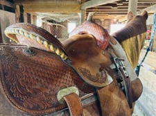 Connie Combs Barrel Saddle 14” FQHB 