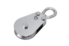 PULL-PRO SWIVEL EYE BLOCK LOLOAD, 5/16" W, 3.1", BU, 316SS