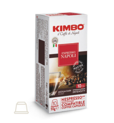 Kimbo 10 Capsules 10 Espresso Barista Napoli Nespresso kompartible  10/13
