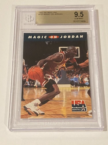 Michael Jordan 1992 SkyBox USA Beckett BGS 9.5 Gem Mint Graded Card #105