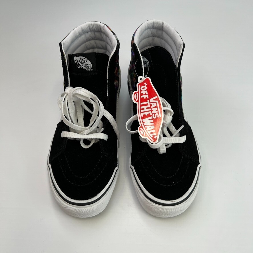 Vans Shoe Women Iridescent Rainbow Sneaker Lace Up Sk8-Hi Top Party Core  Ne