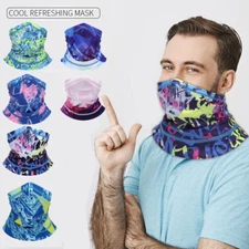 Half Face Mask UV Protection Neck Gaiter Fishing Hiking Cycling Face Head Wrap