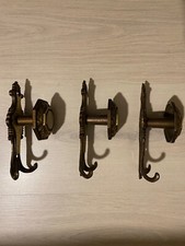 Indian Shelf Confezione da 6 ganci appendiabiti decorativi a tre rebbi bianchi unici appendiabiti da parete in ferro per appendere porta asciugamani, zaini, borse, stile 17