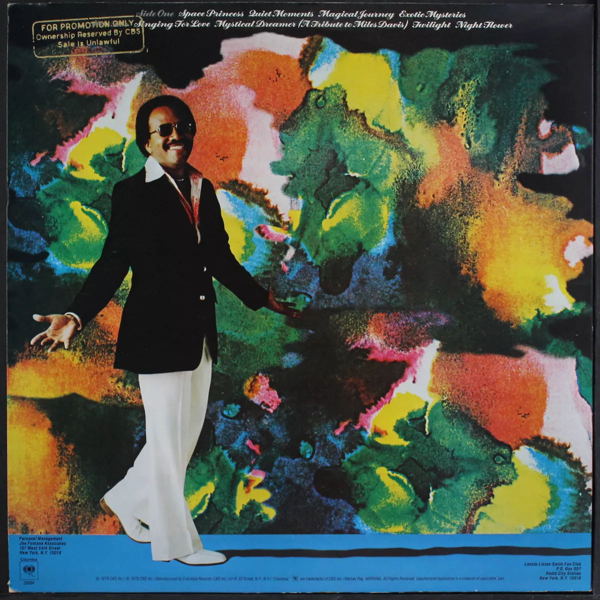 LONNIE LISTON SMITH: exotic mysteries CBS 12