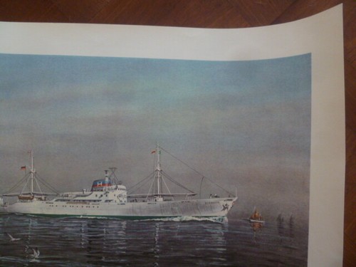 HORN LINIE~M/S HORNKOOG-M/S HORNDEICH~JOCHEN SACHSE|1958~JOHLER DRUCK-HAMBURG - Foto 5 di 8