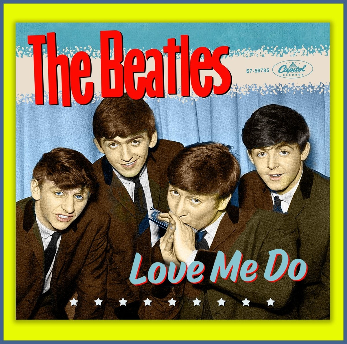 The Beatles Love Me Do 45 Picture Sleeve #2 Record Not