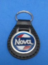 Chevrolet Nova Black Leather Keyring Keyfob 260 Chevrolet Nova Black Leather Keyring Keyfob 260