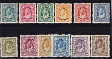 Jordan Scott # B1 - B12 set VF OG  hinged nice color cv $ 215 ! see pic !