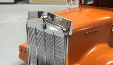 Kenworth Polished Aluminum Hood Bug Shield 1/25 Scale Only  