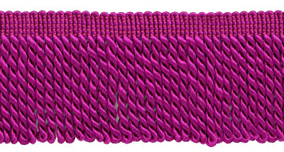 Bullion Fringe Trim, Style# EF25, Color# 161 - Magenta Pink [Sold By The Yard]