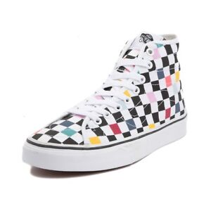 vans sk8 hi femme damier